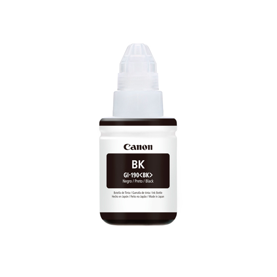 [CAN-TIN-GI190BK] BOTELLA DE TINTA CANON GI-190 NEGRO / CANON