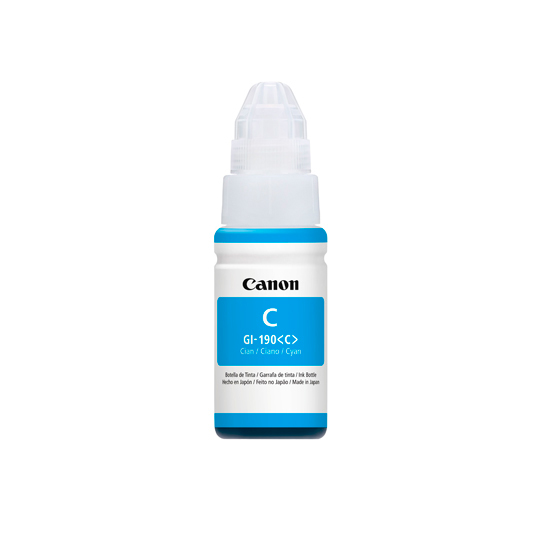[CAN-TIN-GI190C] BOTELLA DE TINTA CANON GI-190 CYAN / CANON