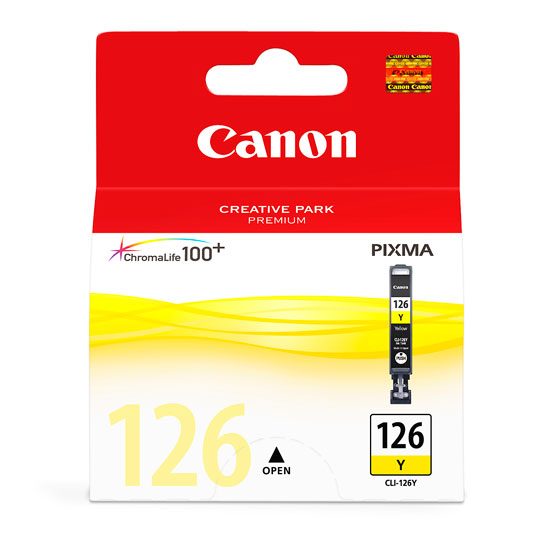 CART. TINTA CANON 126 AMARILLO / CANON **DESCONTINUADO**