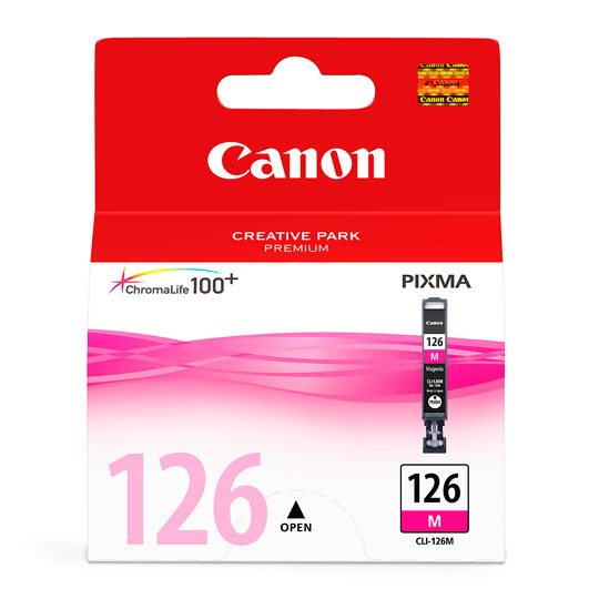 [CAN-TIN-CLI126M] CART. TINTA CANON 126 MAGENTA / CANON **DESCONTINUADO**
