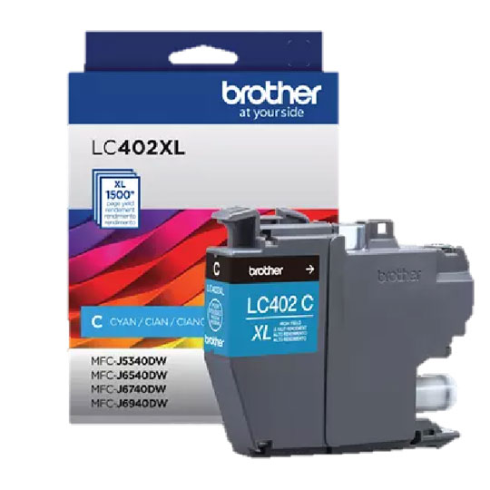CART. TINTA BROTHER LC 402 XL CYAN / BROTHER