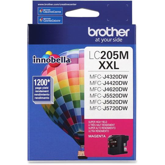 CART. TINTA BROTHER LC 205 MAGENTA / BROTHER **DESCONTINUADO**