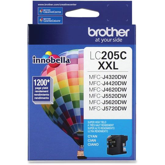 CART. TINTA BROTHER LC 205 CYAN / BROTHER **DESCONTINUADO**