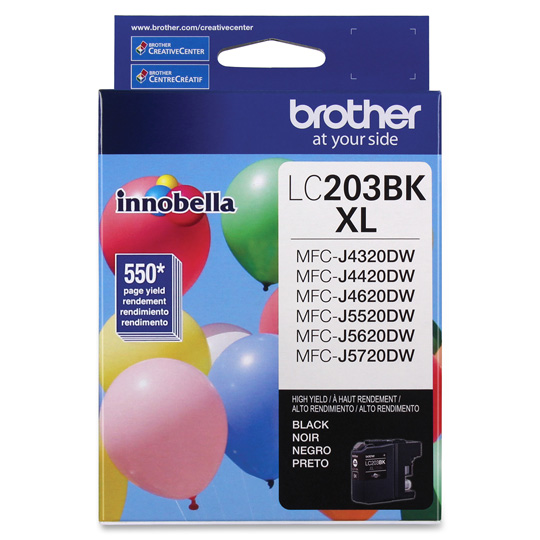 [BRO-TIN-LC203BK] CART. TINTA BROTHER LC203K NEGRO / BROTHER **DESCONTINUADO**