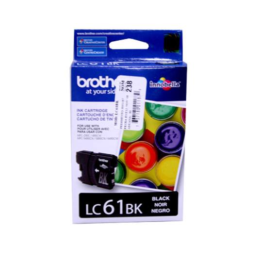 [BRO-TIN-LC61BK] CART. TINTA BROTHER LC 61 NEGRO / BROTHER **DESCONTINUADO**