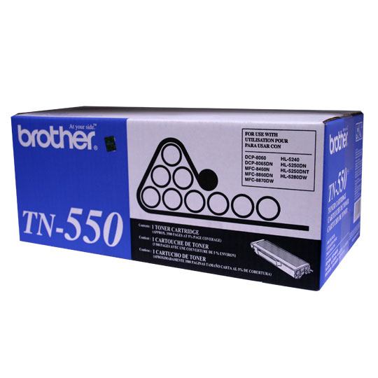 TONER ORIGINAL BROTHER TN 550 / BROTHER **DESCONTINUADO**