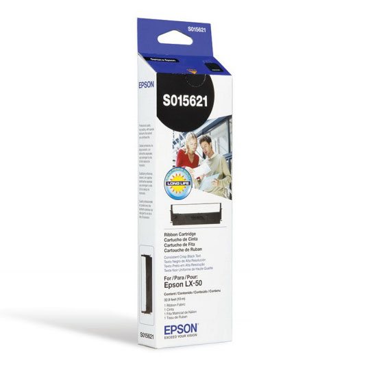 CINTA DE IMPRESION COLOR NEGRO EPSON S015621 **DESCONTINUADO**