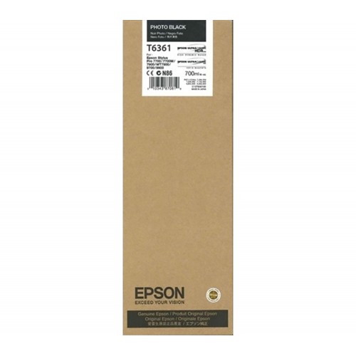 [T636100] CART. TINTA EPSON T636100 NEGRO / EPSON