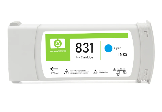 [1005005087393613-1] CART. TINTA LX 831 LATEX CYAN 775 ML. / GENERICO