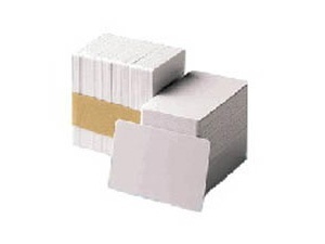 500 TARJETAS PVC ZEBRA COLOR BLANCO / ZEBRA