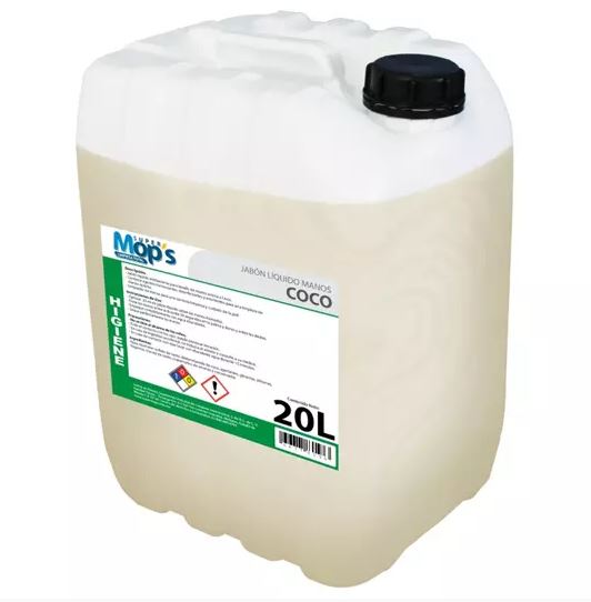 [MOP-JABCO-20L] JABON PARA MANOS AROMA COCO 20 L / MOPS