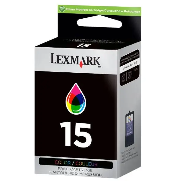 CART. TINTA LEXMARK 15 COLOR / LEXMARK **DESCONTINUADO**