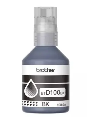 BOTELLA DE TINTA BROTHER BTD100BK NEGRO / BROTHER