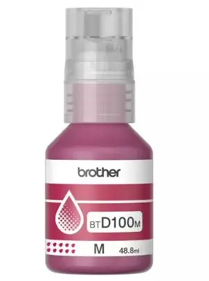 [BRO-TIN-100M] BOTELLA DE TINTA BROTHER BTD100M MAGENTA / BROTHER