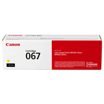 TONER ORIGINAL CANON 067 AMARILLO 1.2K / CANON