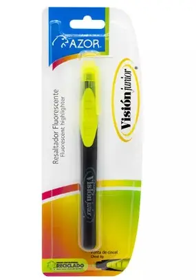 [AZO-MAR-2810AM] RESALTADOR DE TEXTO PUNTA CINCEL / AZOR