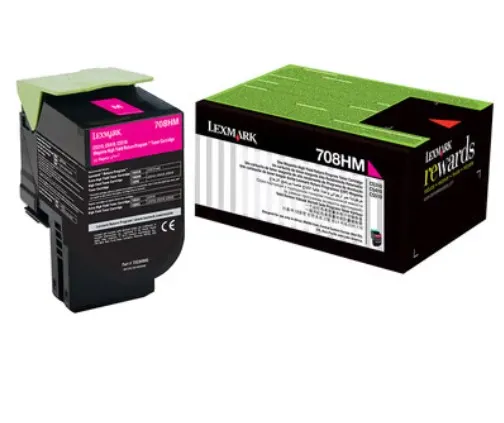 TONER ORIGINAL LEXMARK 70C8HM0 MAGENTA 3K / LEXMARK