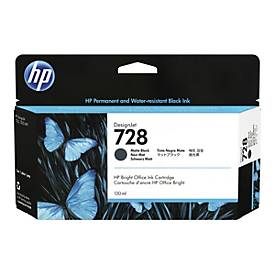 [3WX25A] CART. TINTA HP 728 NEGRO MATTE 130 ML. / HEWLETT PACKARD