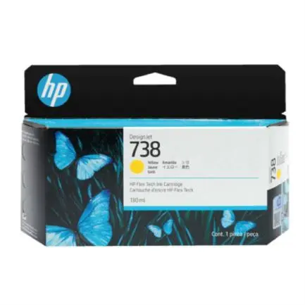 CART. TINTA HP 738 AMARILLO 300ML. / HEWLETT PACKARD