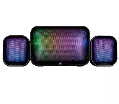 BOCINA GAMER 2.1 RGB SUBWOOFER / VORAGO