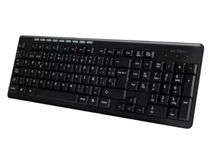 TECLADO INALAMBRICO NEGRO / ACTECK