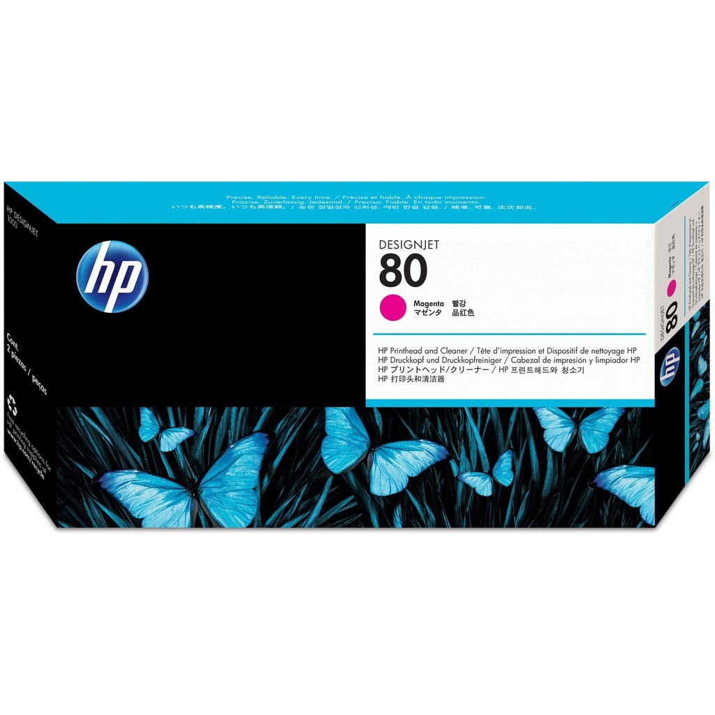 [C4822A] CART. TINTA CABEZAL HP 80 MAGENTA / HEWLETT PACKARD