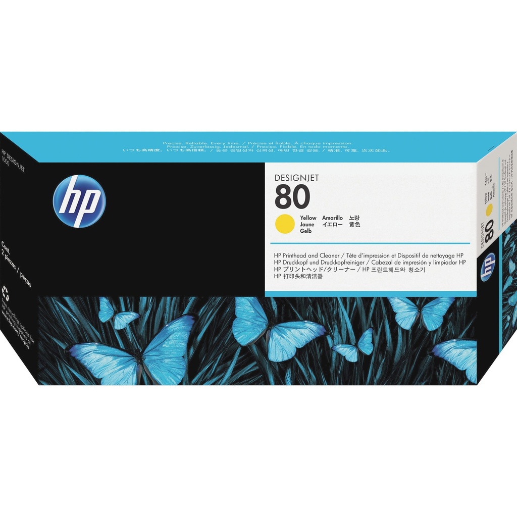 [C4823A] CART. TINTA CABEZAL HP 80 AMARILLO / HEWLETT PACKARD