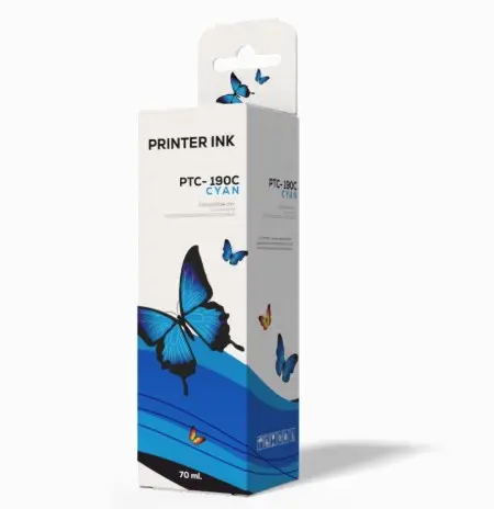 [PTC-190C-70ML] BOTELLA DE TINTA GI-190 CYAN / ELITE