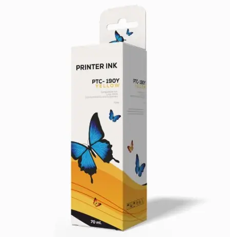 [PTC-190Y-70ML] BOTELLA DE TINTA GI-190 AMARILLO / ELITE