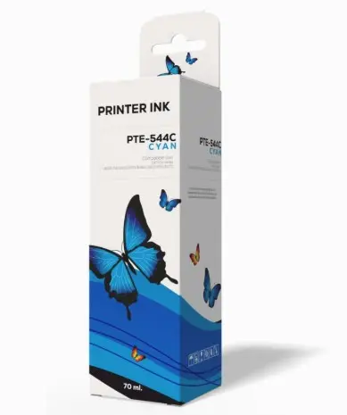 [PTE-544C-70ML] BOTELLA DE TINTA L 3150 CYAN 70ML / ELITE