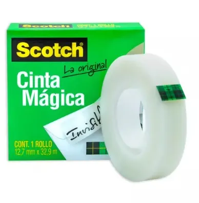 [P3M-ADS-81012X3] CINTA ADHESIVA MAGICA 12.7X32.9 PZA / SCOTCH