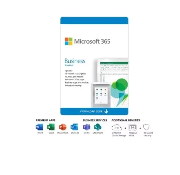 [C18004C] OFFICE 365 BUSINESS STANDARD 1 USUARIOS 1 AÑO DIGITAL / MICROSOFT