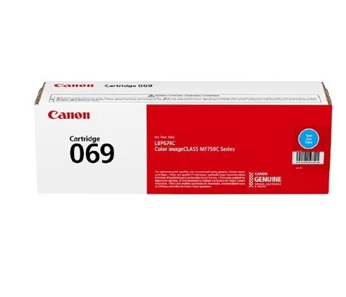 TONER ORIGINAL CANON 069 CYAN 1.9K / CANON