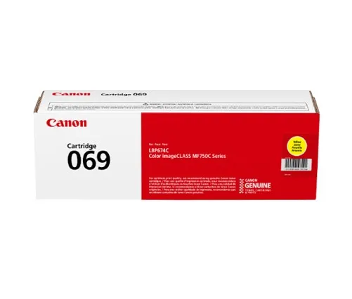 [5091C001AA] TONER ORIGINAL CANON 069 AMARILLO 1.9K / CANON