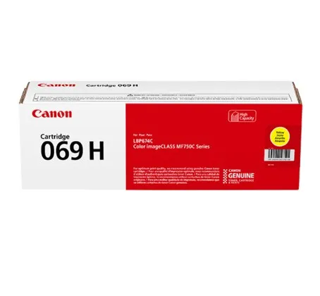 [5095C001AA] TONER ORIGINAL CANON 069 H AMARILLO 5.5K / CANON