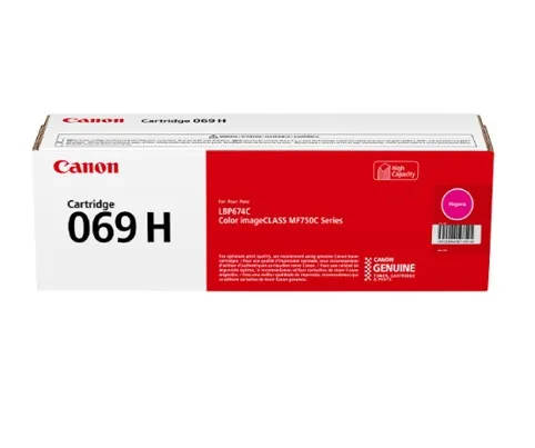 [5096C001AA] TONER ORIGINAL CANON 069 H MAGENTA 5.5K / CANON