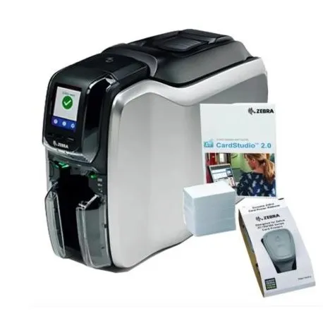 [ZC11-0000Q00LA00] IMPRESORA TARJETAS ZC100 KIT APP CARD STUDIO / ZEBRA
