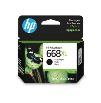 [7FP39VL] CART. TINTA HP 668 XL NEGRO / HEWLETT PACKARD