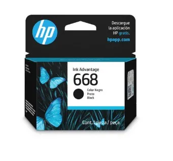 [7FP37VL] CART. TINTA HP 668 NEGRO / HEWLETT PACKARD **PROXIMAMENTE**