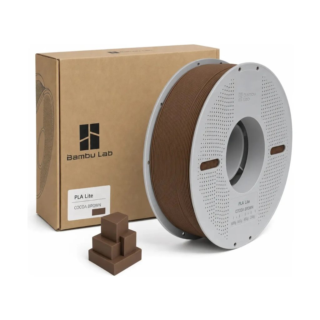 FILAMENTO PLA LITE MARRON OBSCURO / BAMBU LAB