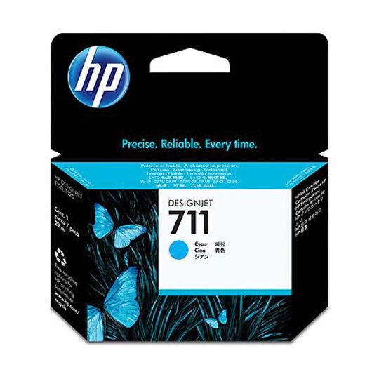 [HP-TIN-CZ130A*] CART. TINTA HP 711 CYAN CAJA ABIERTA / HEWLETT PACKARD