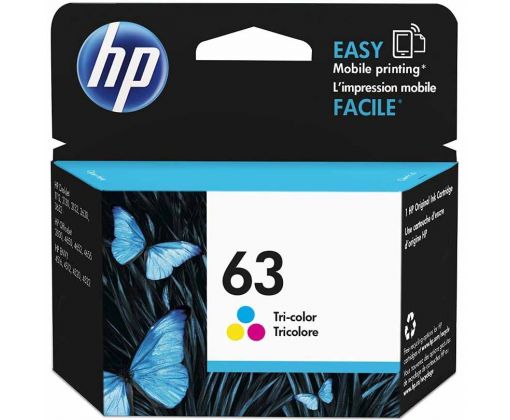 [F6U61AN] CART. TINTA HP 63 TRICOLOR / HEWLETT PACKARD