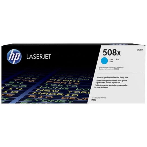 [HP-TO-CF361X] TONER ORIGINAL HP M552DN (508X) CYAN 9.5K / HEWLETT PACKARD