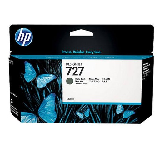 [HP-TIN-B3P22A] CART. TINTA HP 727 NEGRO MATE 130 ML. / HEWLETT PACKARD