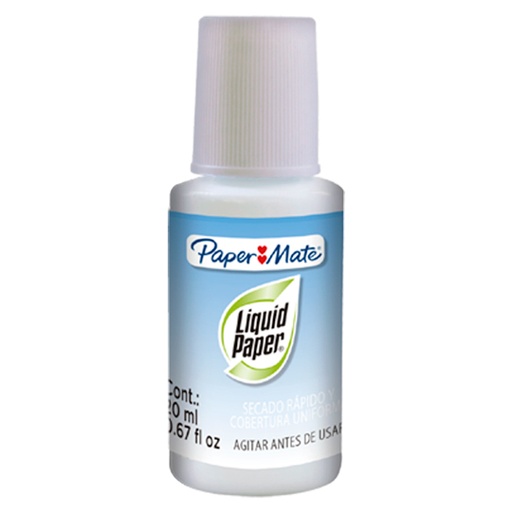 [BER-CRR-110148] CORRECTOR LÍQUIDO LIQUID PAPER / PAPER MATE