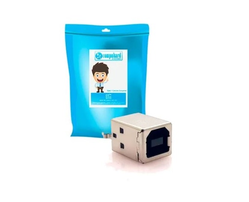 [32871863404-01] CONECTOR USB HEMBRA TIPO B 180° NEGRO / GENERICO