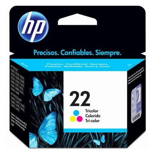 [HP-TIN-C9352A] CART. TINTA HP 22 TRICOLOR / HEWLETT PACKARD