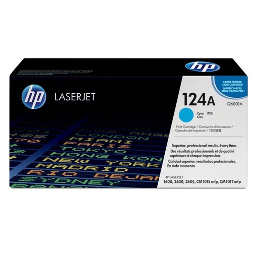 [HP-TO-Q6001A] TONER ORIGINAL HP 2600 CYAN / HEWLETT PACKARD **DESCONTINUADO**