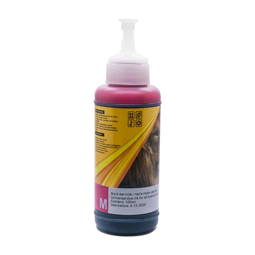 [100MLINKUNIV-M-S] BOTELLA DE TINTA UNIVERSAL DYE MAGENTA 100 ML. / GENERACION 2