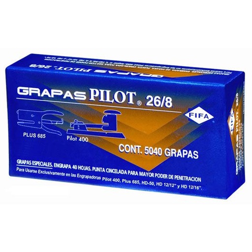 [PIL-GRA-P268] GRAPA ESPECIAL DE 26/8 DE PULG / PILOT